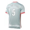 Conjunto (Camiseta+Pantalón Corto) Atlético Madrid R. De Paul 5 Segunda Equipación 2024-25 - Niño